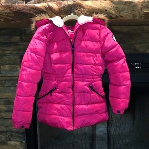 STEVE MADDEN kids puff hooded coat